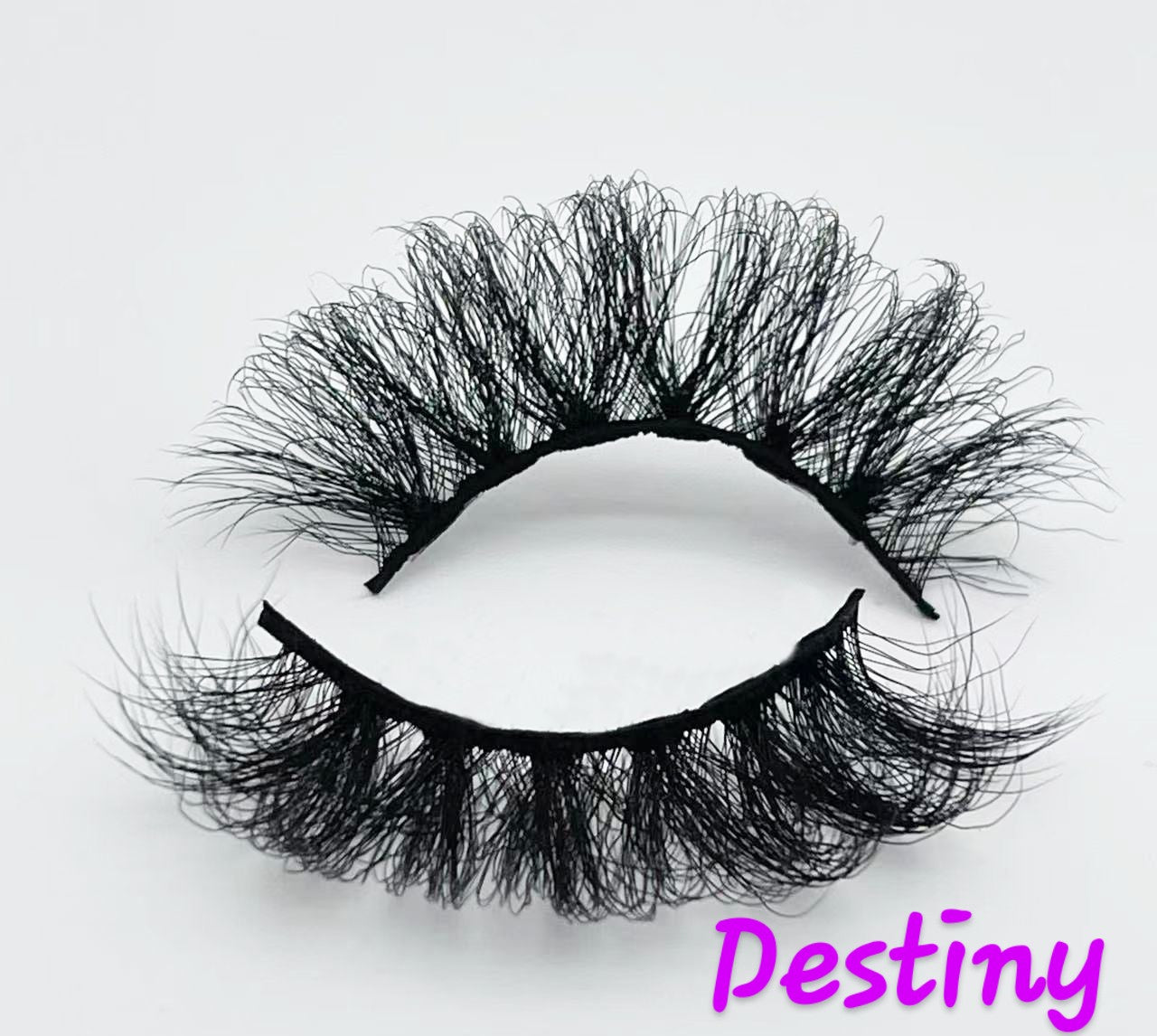 Destiny 20mm Dramatic Bold Wispy Vegan Strip Lashes by Blink On Em