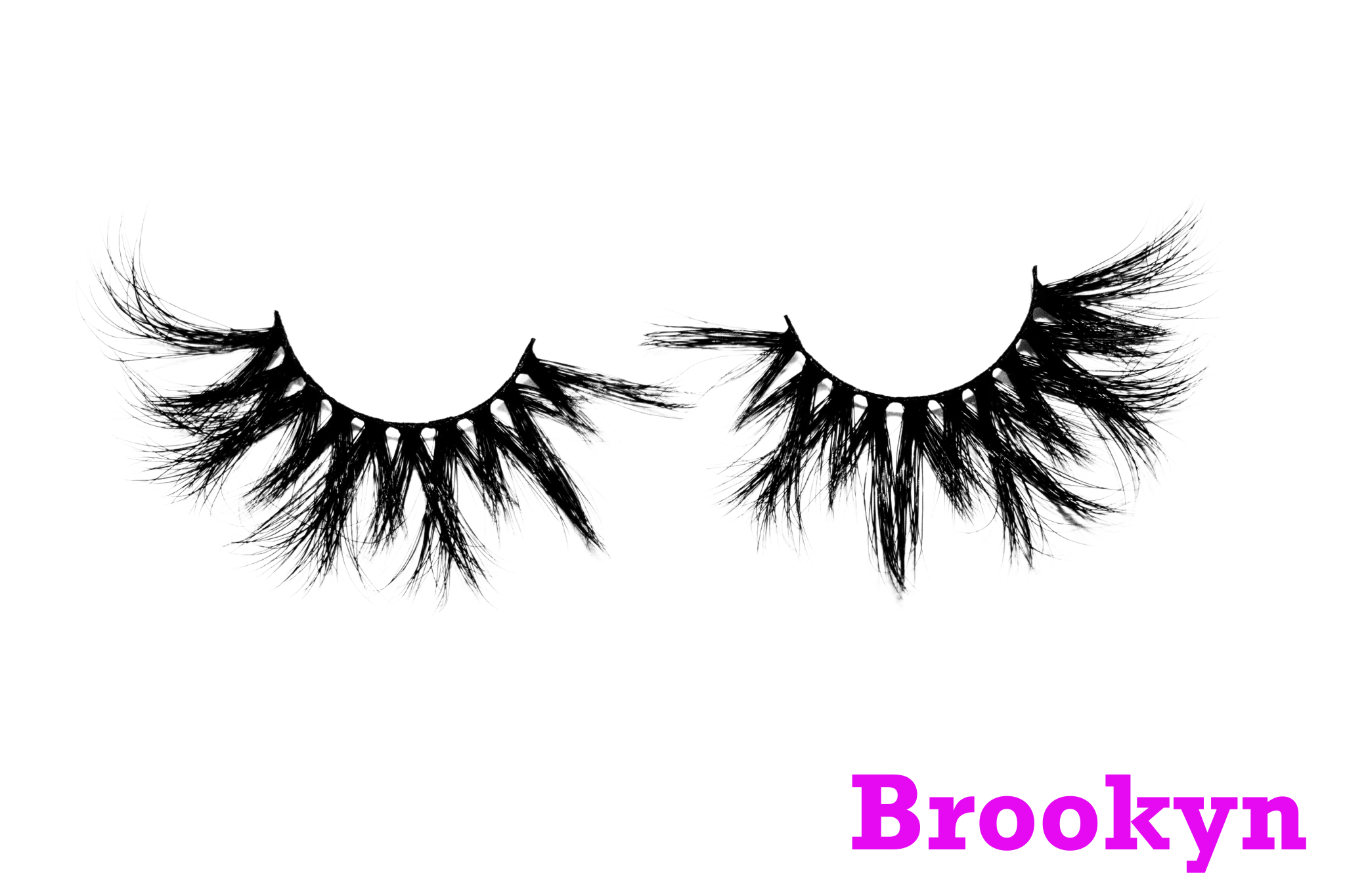 Brooklyn – 25mm Dramatic Wispy Mink Strip Lashes | Blink On Em