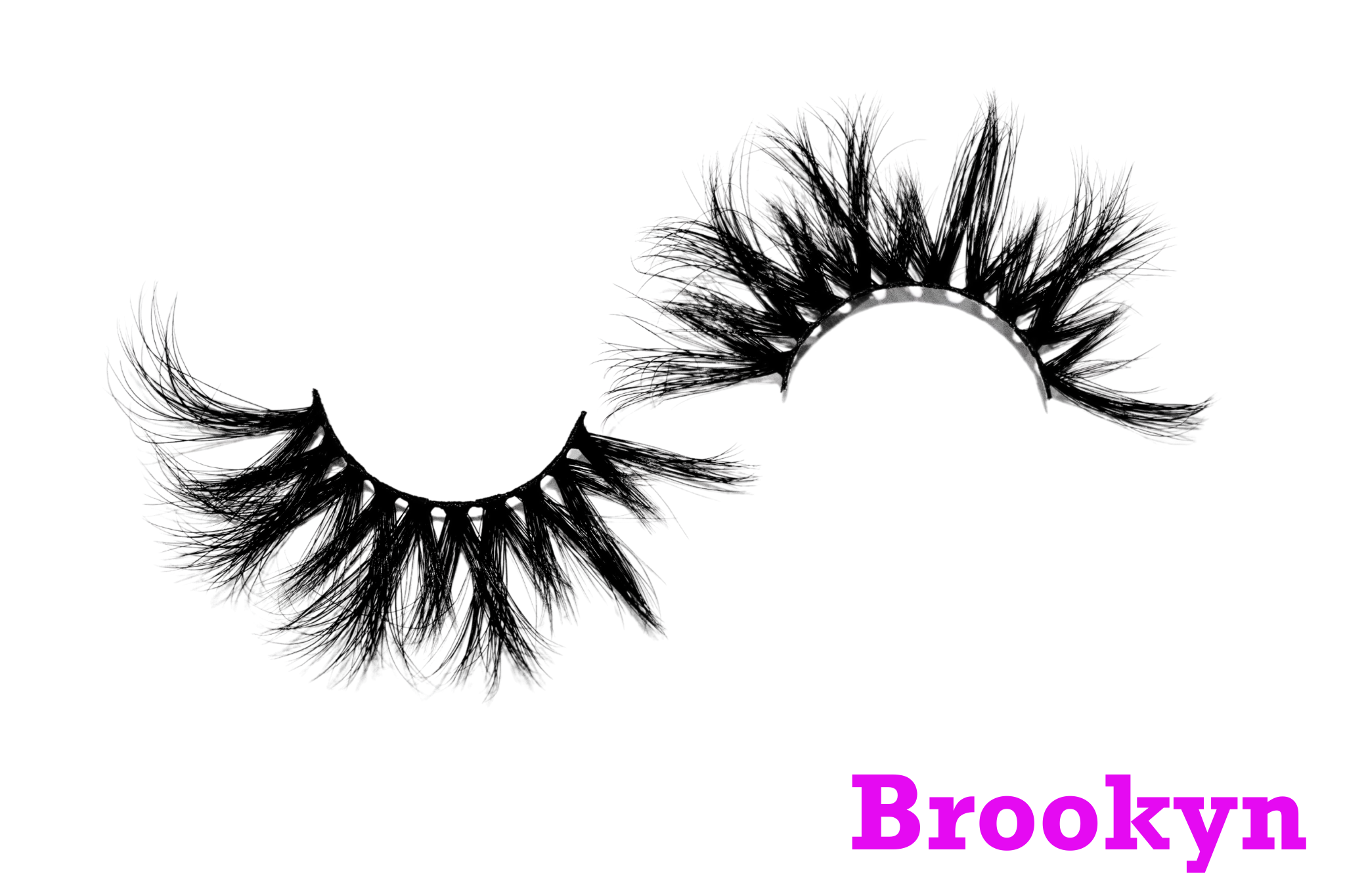 Brooklyn – 25mm Dramatic Wispy Mink Strip Lashes | Blink On Em