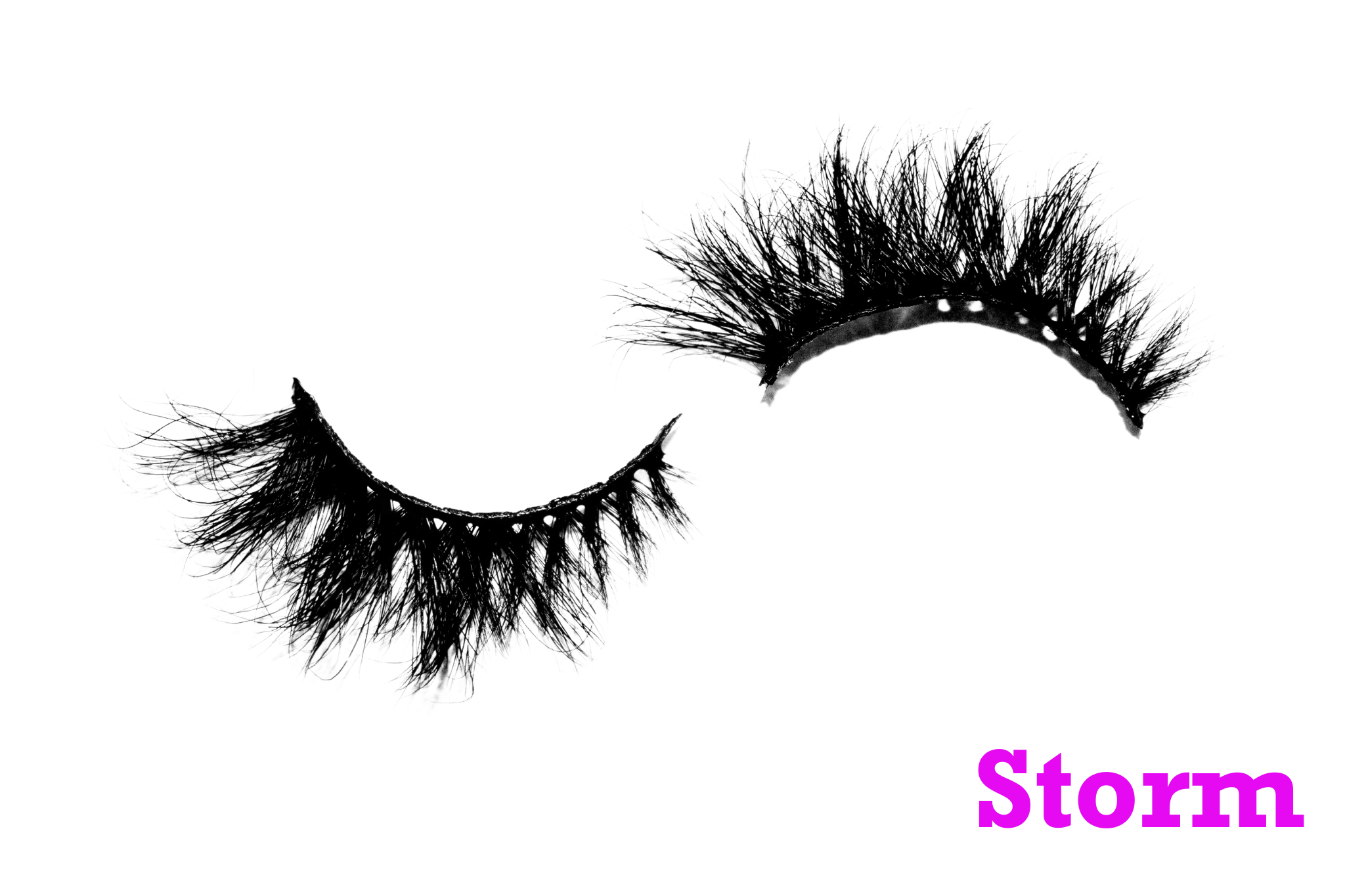 Storm – 16mm Dramatic Bold Color Mink Strip Lashes | Blink On Em