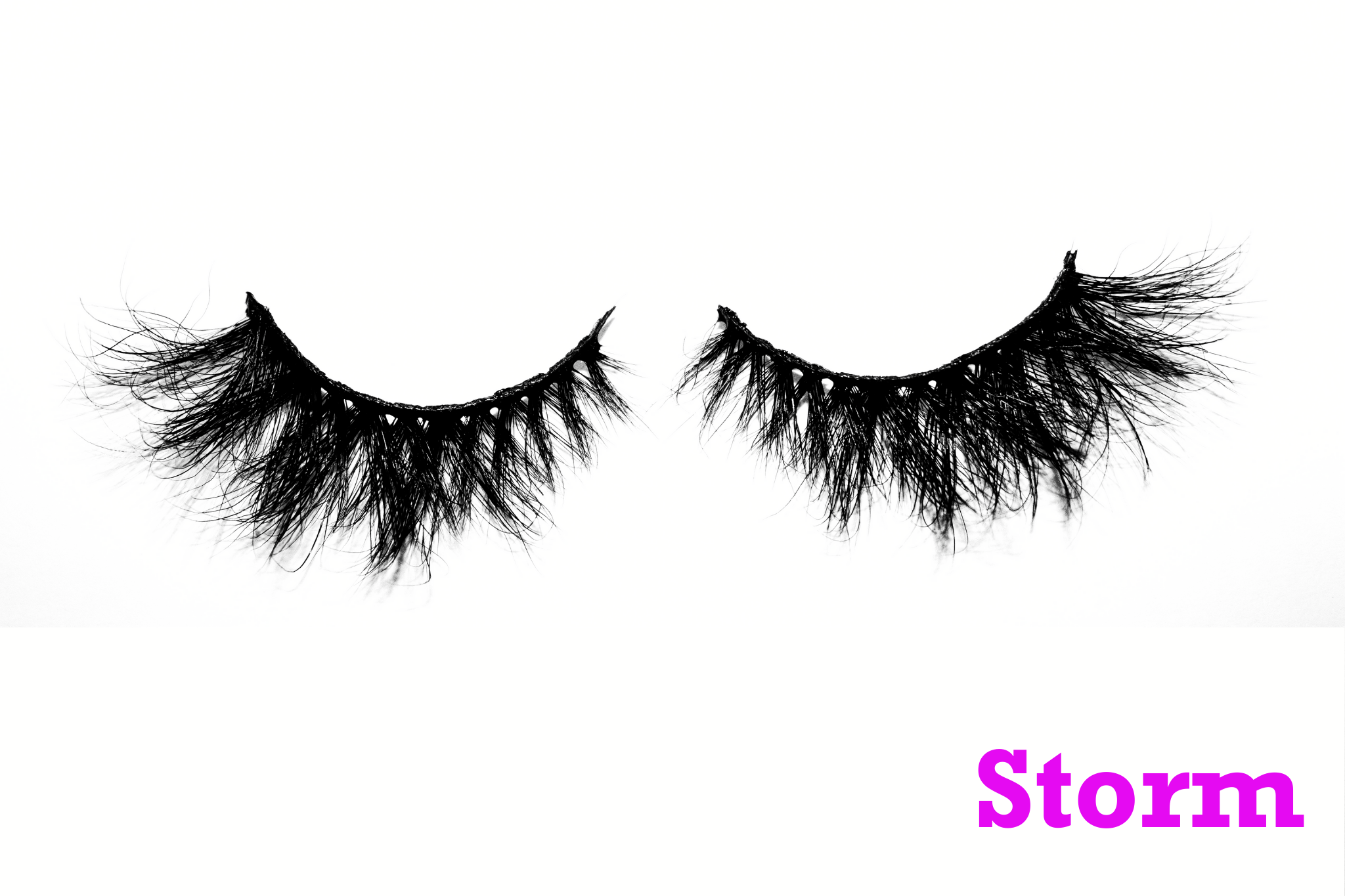 Storm – 16mm Dramatic Bold Color Mink Strip Lashes | Blink On Em