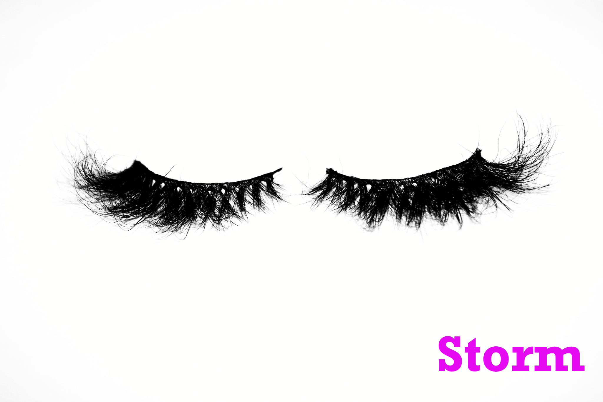 Storm – 16mm Dramatic Bold Color Mink Strip Lashes | Blink On Em