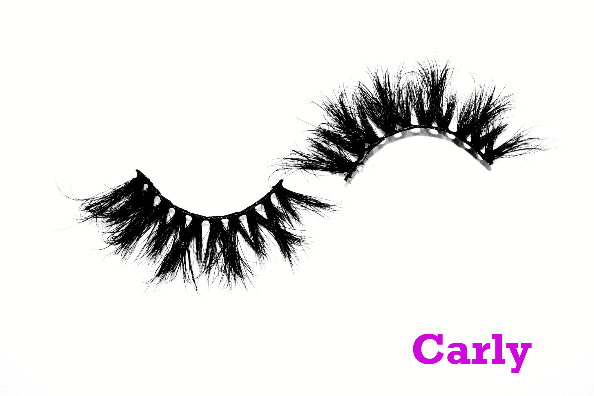 Carly – 25mm Dramatic Bold Wispy Mink Strip Lashes | Blink On Em