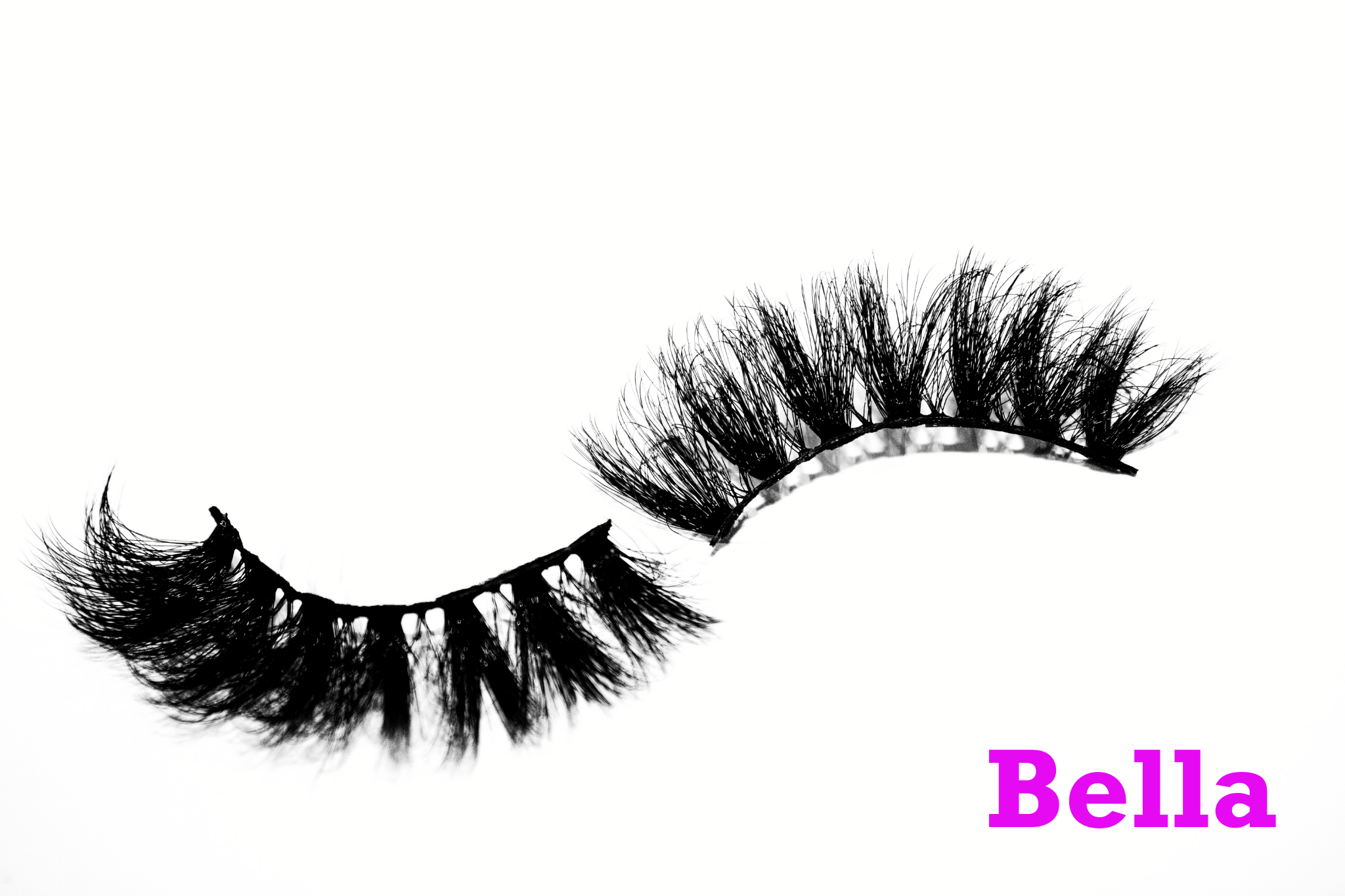 Bella – 20mm Dramatic Bold Wispy Vegan Strip Lashes | Blink On Em