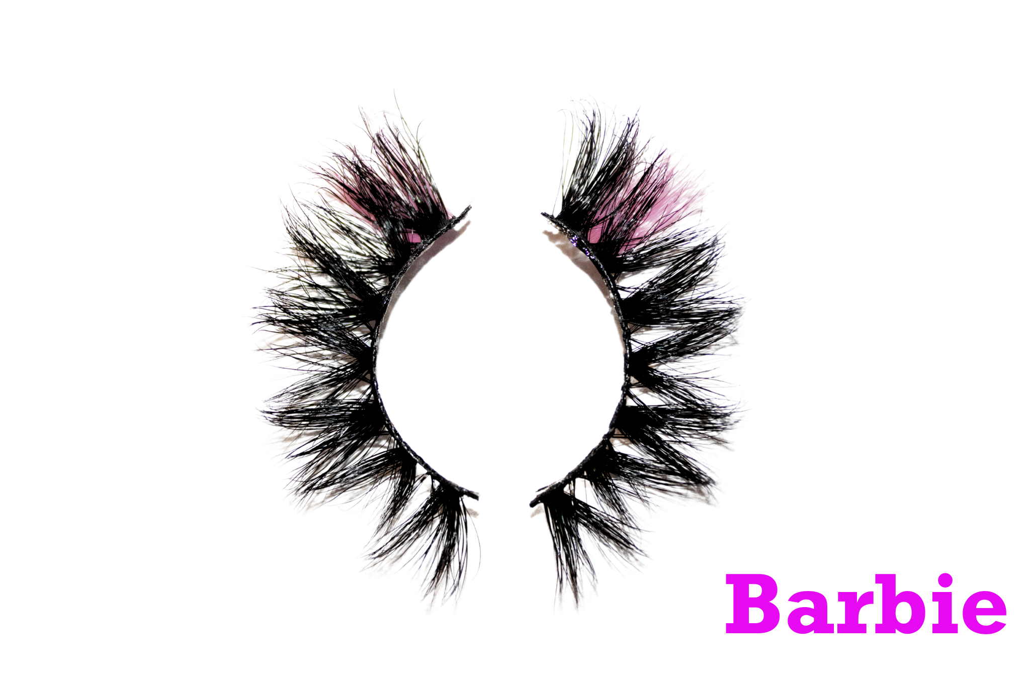 Barbie – 20mm Dramatic Bold Color Mink Strip Lashes | Blink On Em