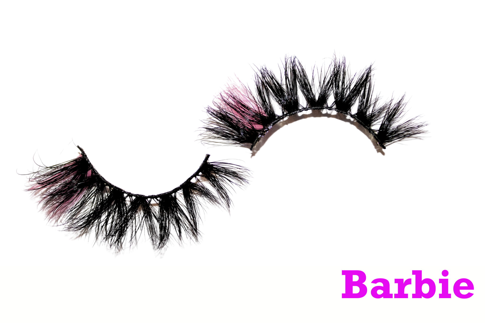Barbie – 20mm Dramatic Bold Color Mink Strip Lashes | Blink On Em