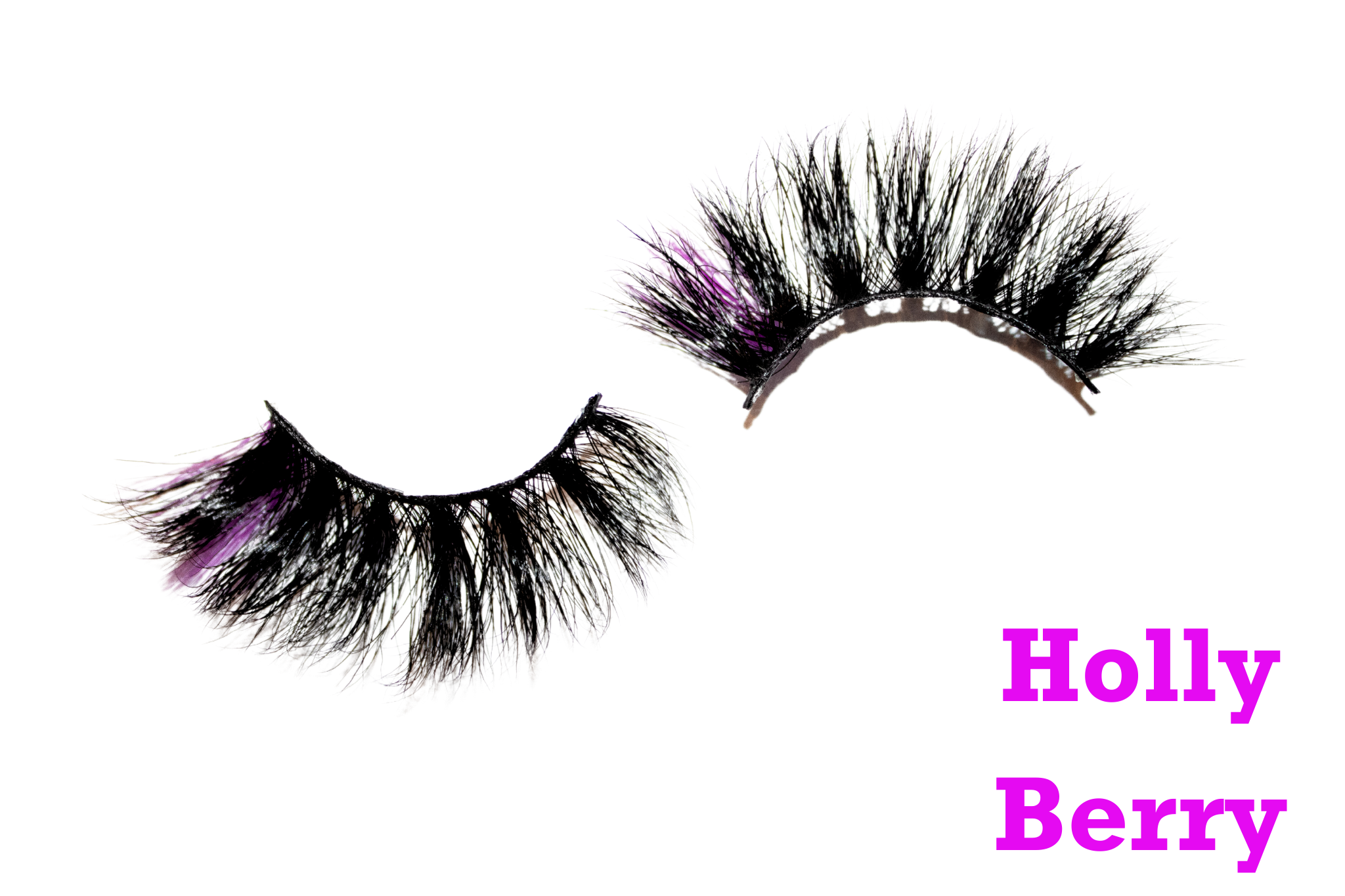 Holly Berry – 20mm Dramatic Color Mink Strip Lashes | Blink On Em