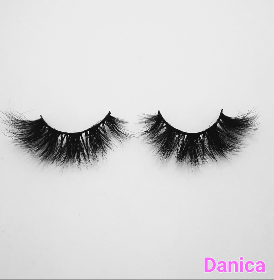 Danica – 15mm Dramatic Wispy Mink Strip Lashes | Blink On Em