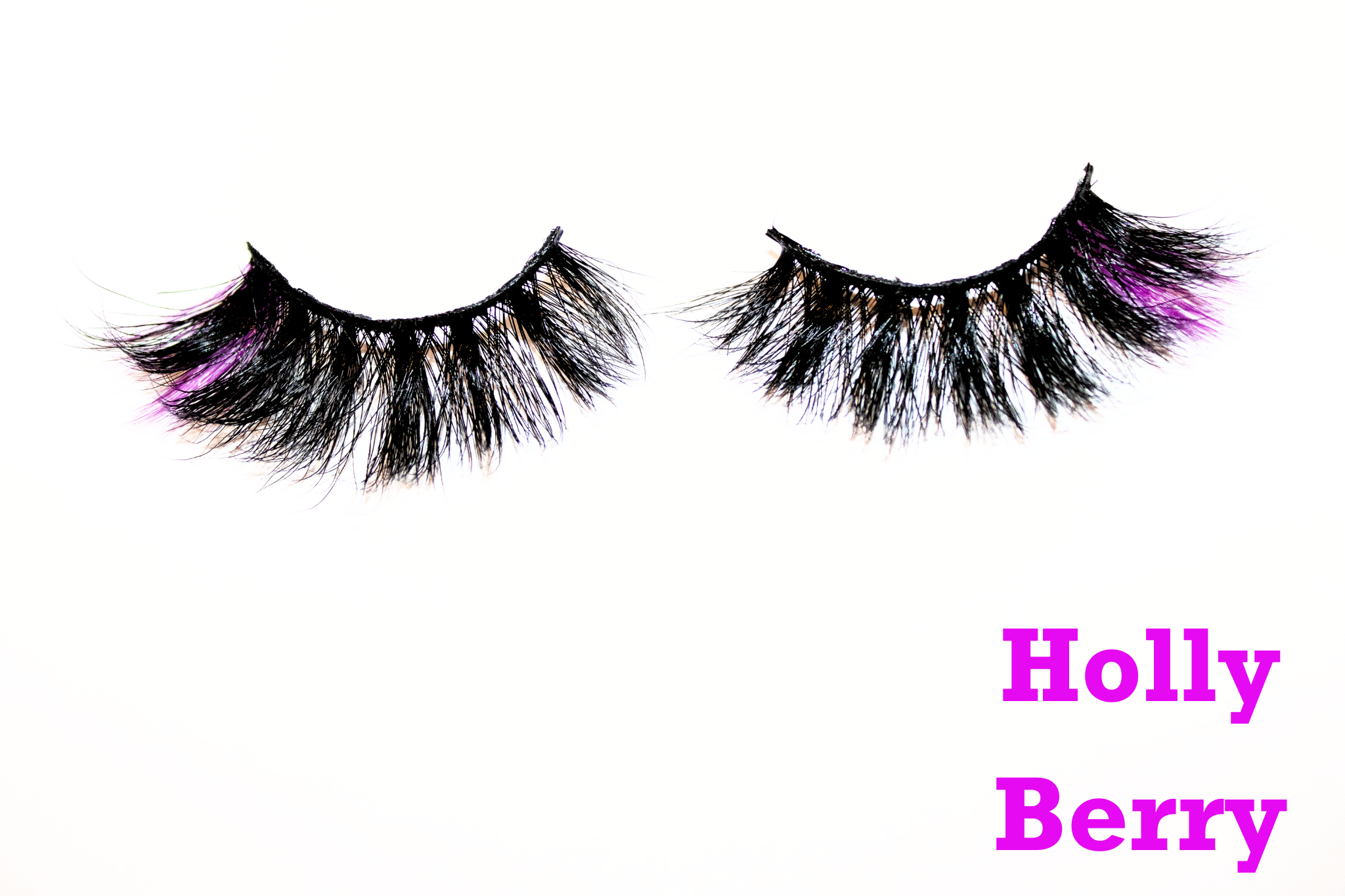 Holly Berry – 20mm Dramatic Color Mink Strip Lashes | Blink On Em