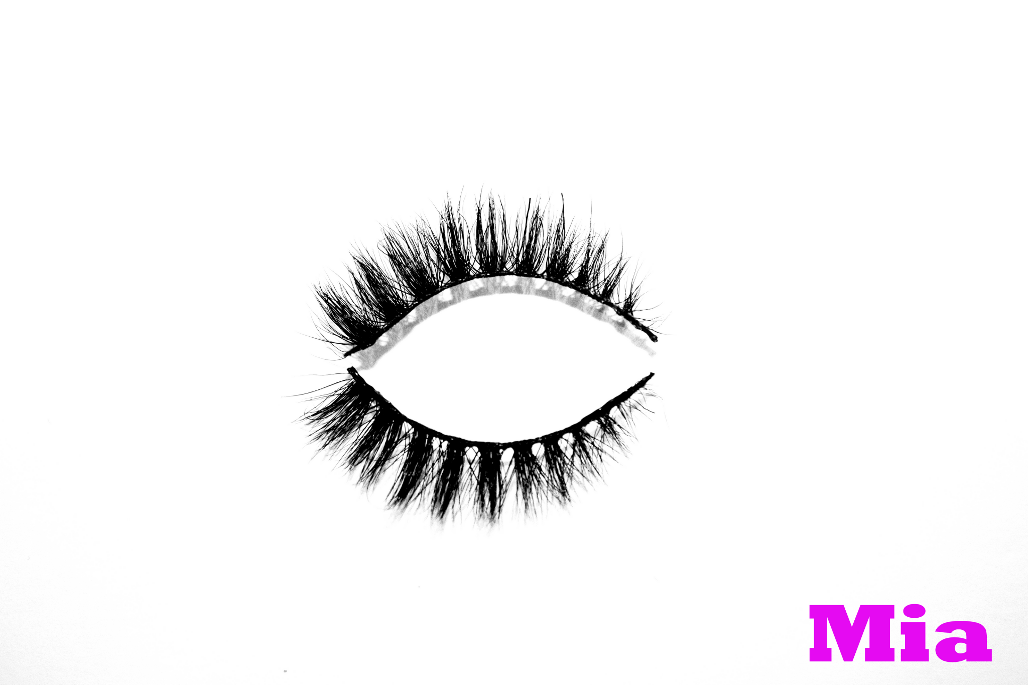 Mia – 12mm Natural Wispy Mink Strip Lashes | Blink On Em
