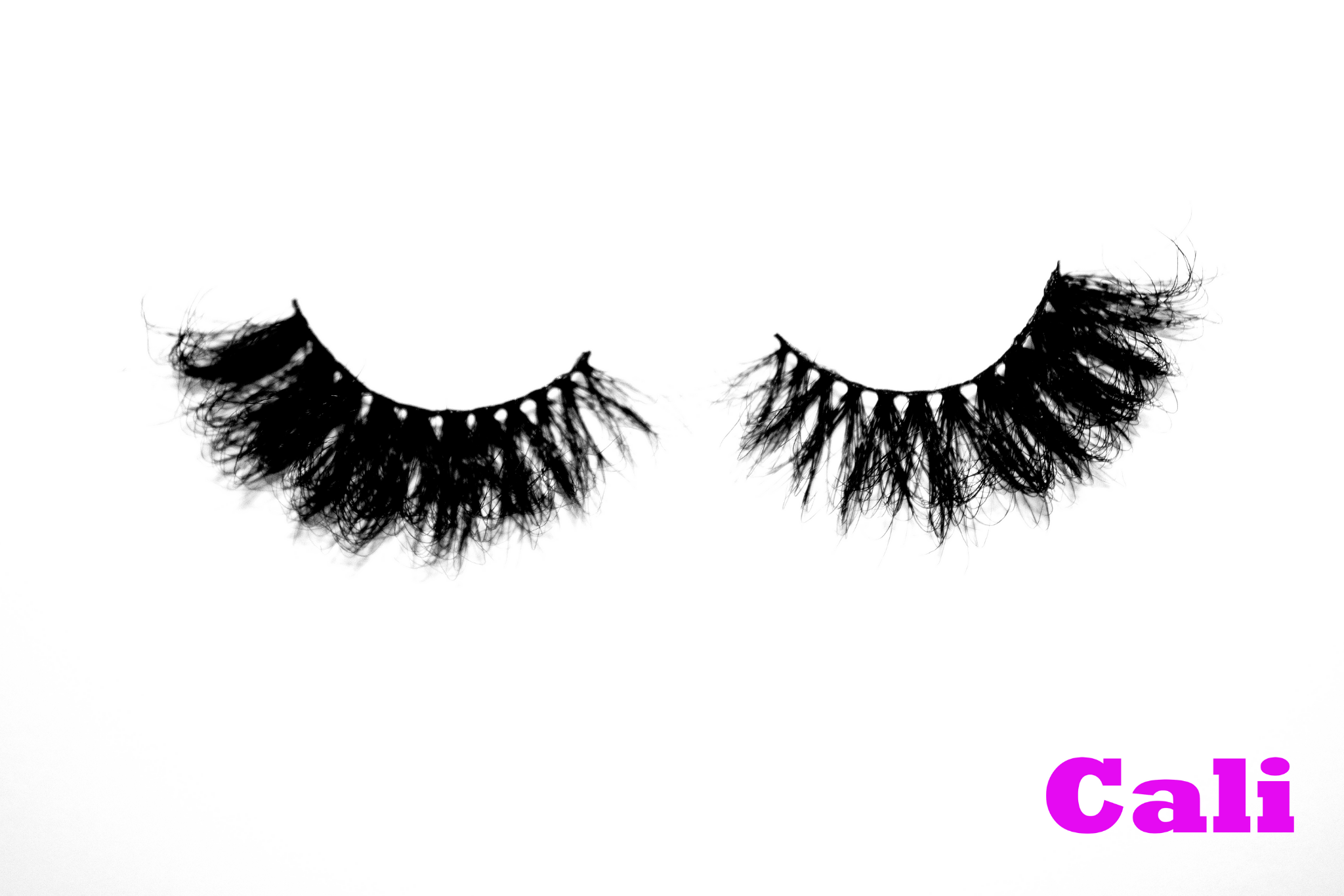 Cali – 25mm Dramatic Bold Wispy Mink Strip Lashes | Blink On Em