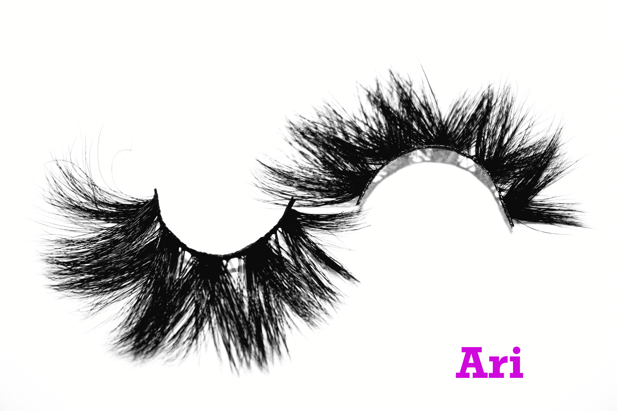 Ari – 25mm Dramatic Bold Wispy Mink Strip Lashes | Blink On Em