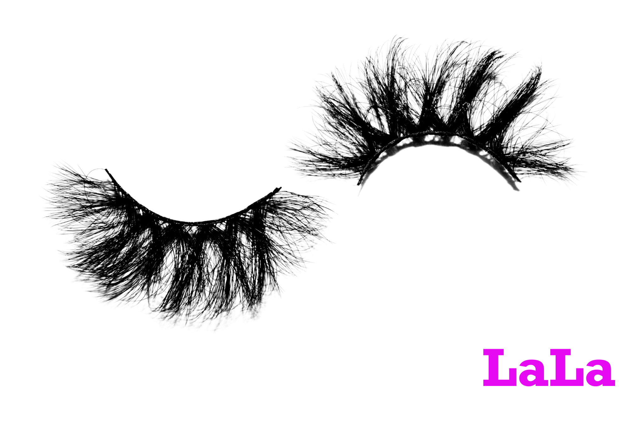 Lala – 25mm Dramatic Bold Wispy Vegan Strip Lashes | Blink On Em