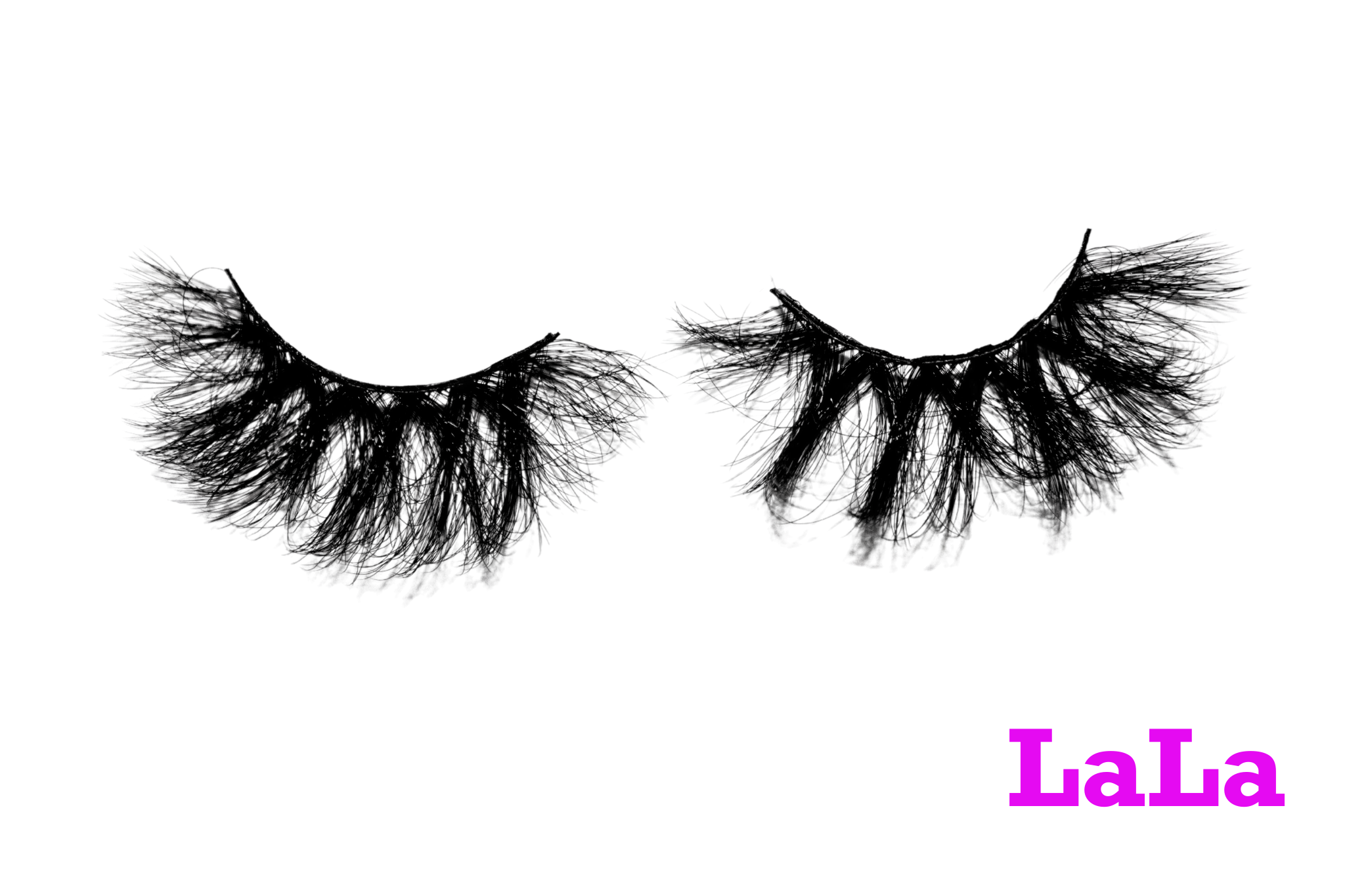Lala – 25mm Dramatic Bold Wispy Vegan Strip Lashes | Blink On Em