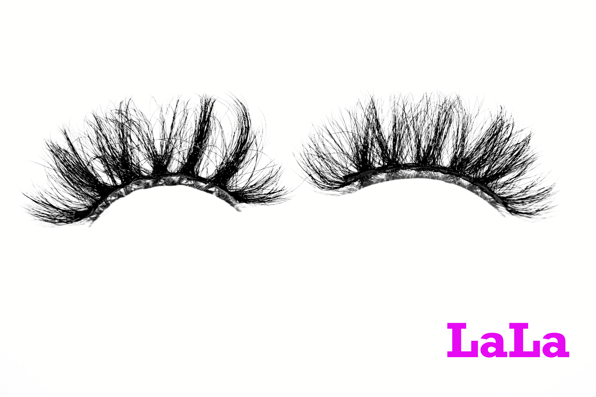 Lala – 25mm Dramatic Bold Wispy Vegan Strip Lashes | Blink On Em