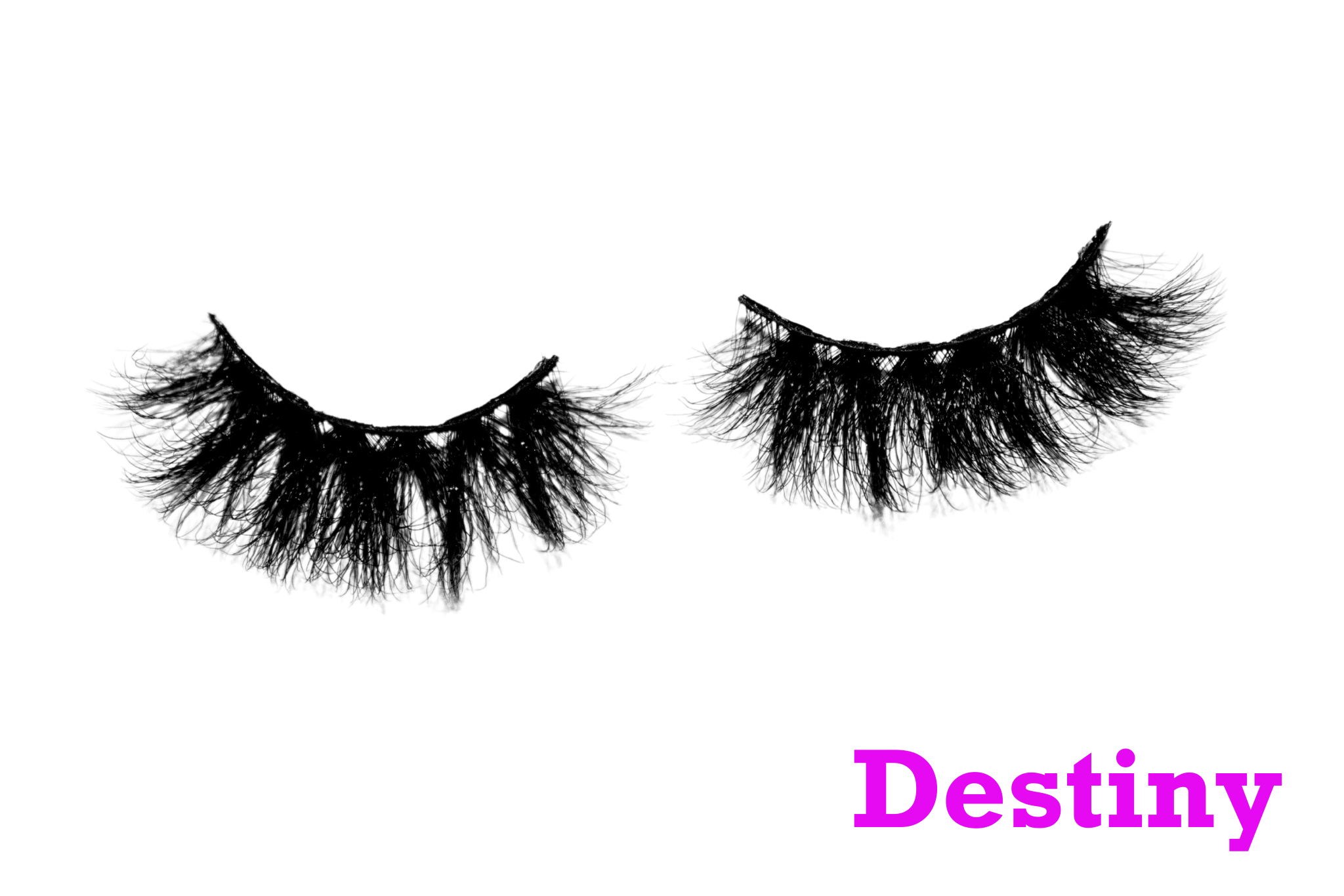 Destiny – 20mm Dramatic Bold Wispy Vegan Strip Lashes | Blink On Em