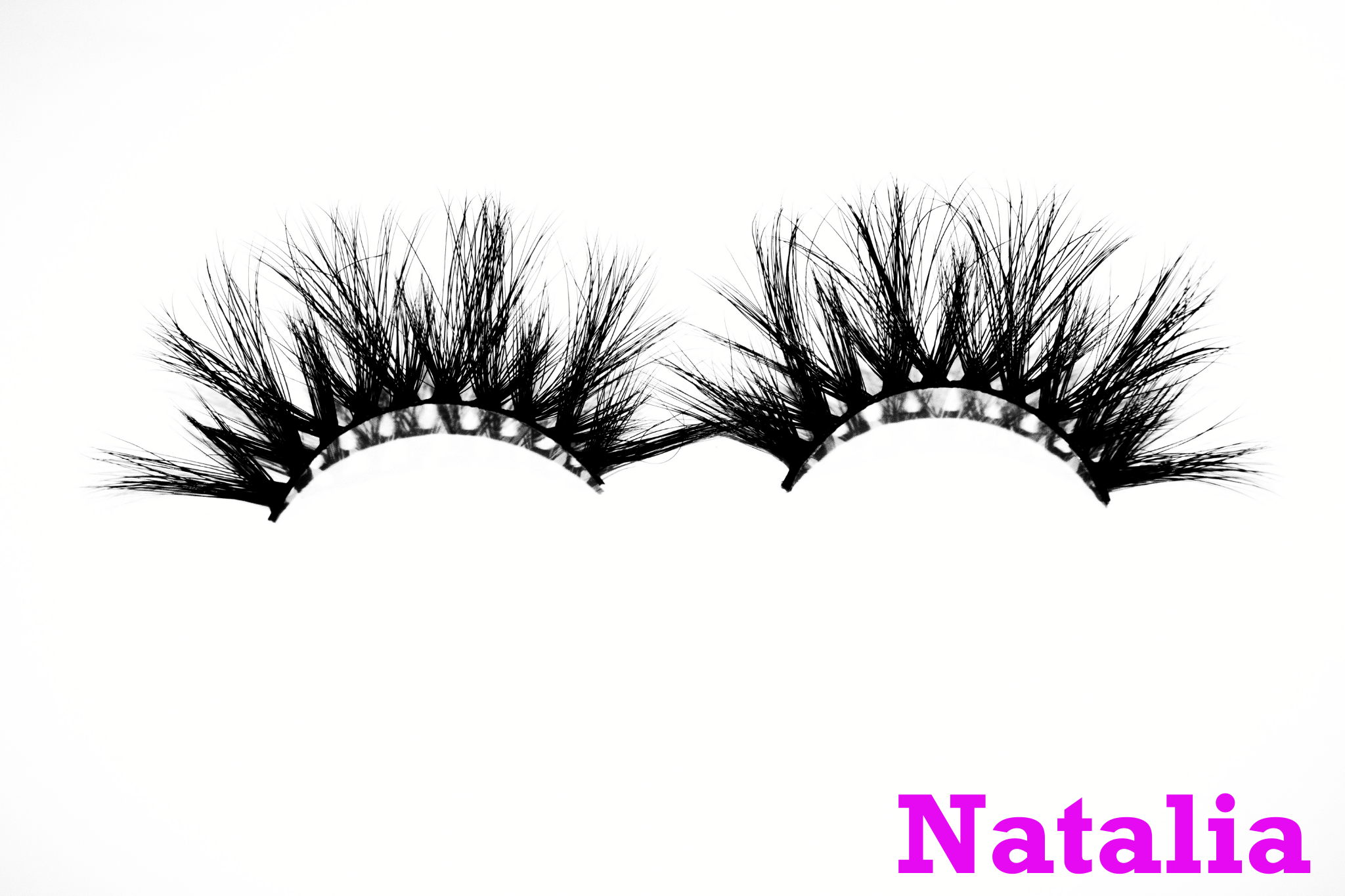 Natalia – 25mm Dramatic Bold Wispy Mink Strip Lashes | Blink On Em