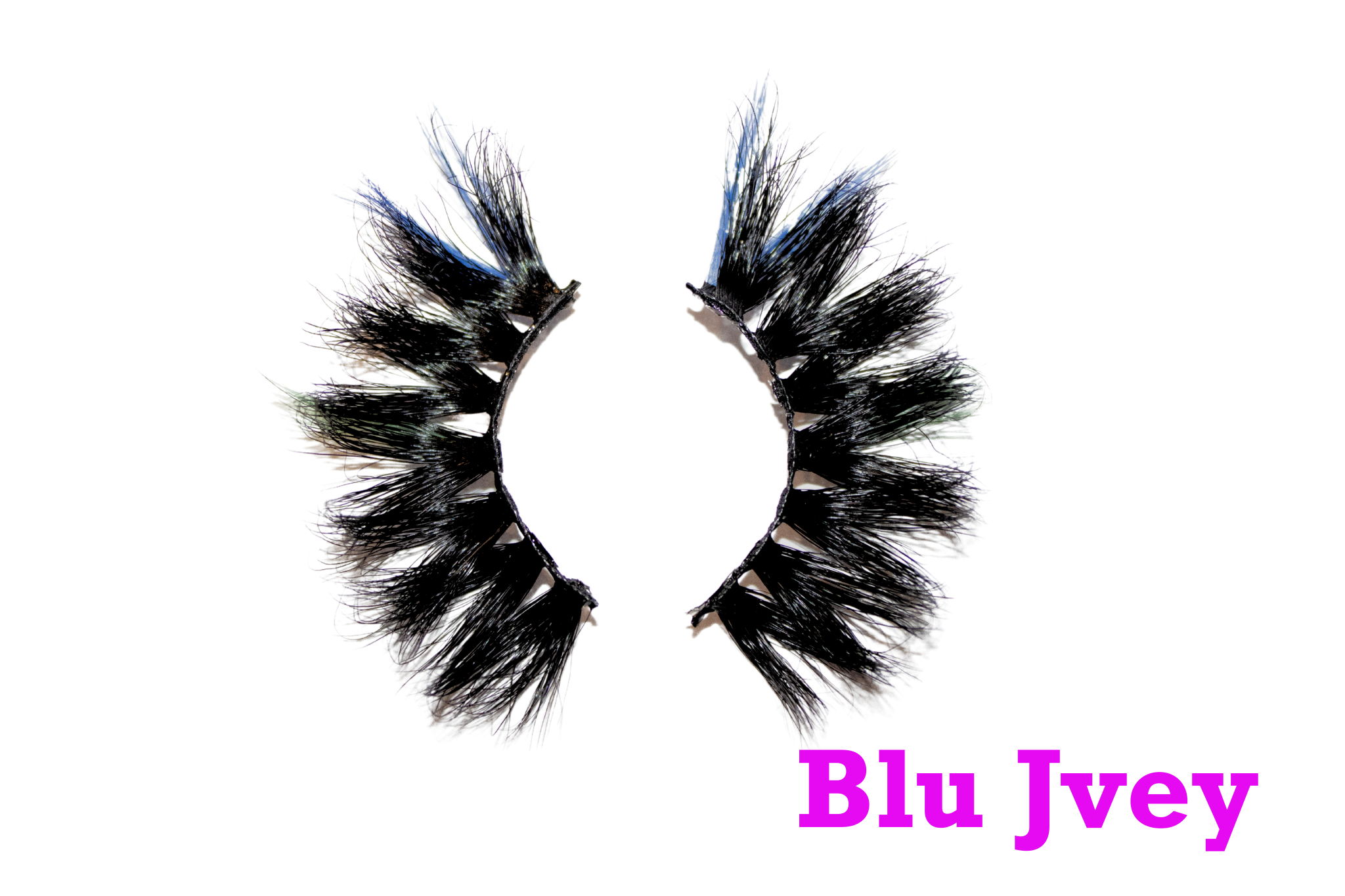 Blu Ivey – 25mm Dramatic Color Mink Strip Lashes | Blink On Em