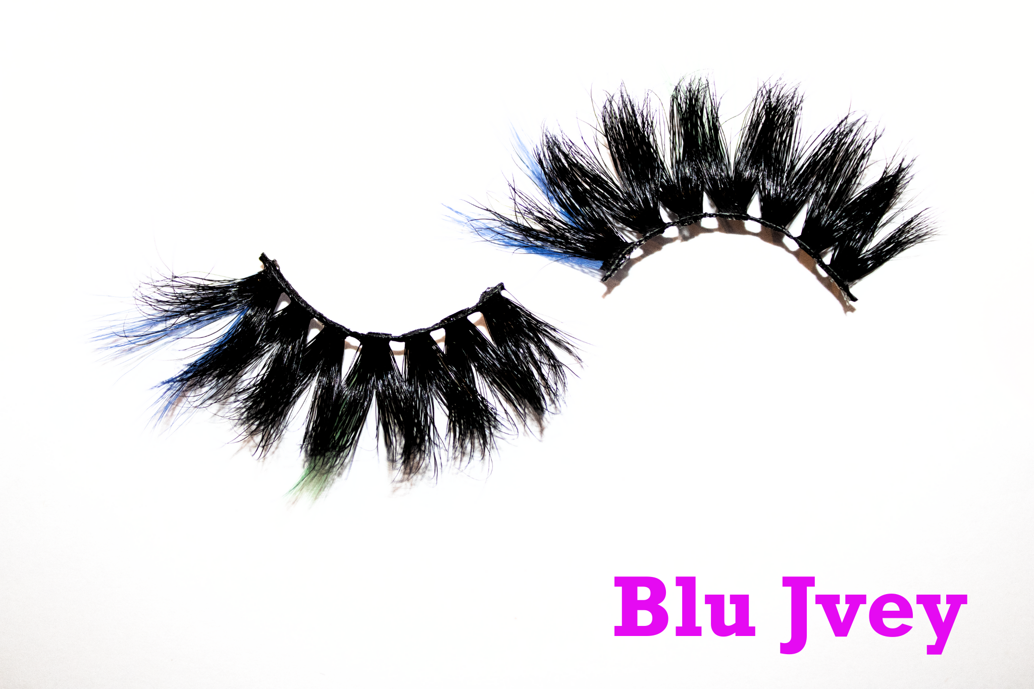 Blu Ivey – 25mm Dramatic Color Mink Strip Lashes | Blink On Em