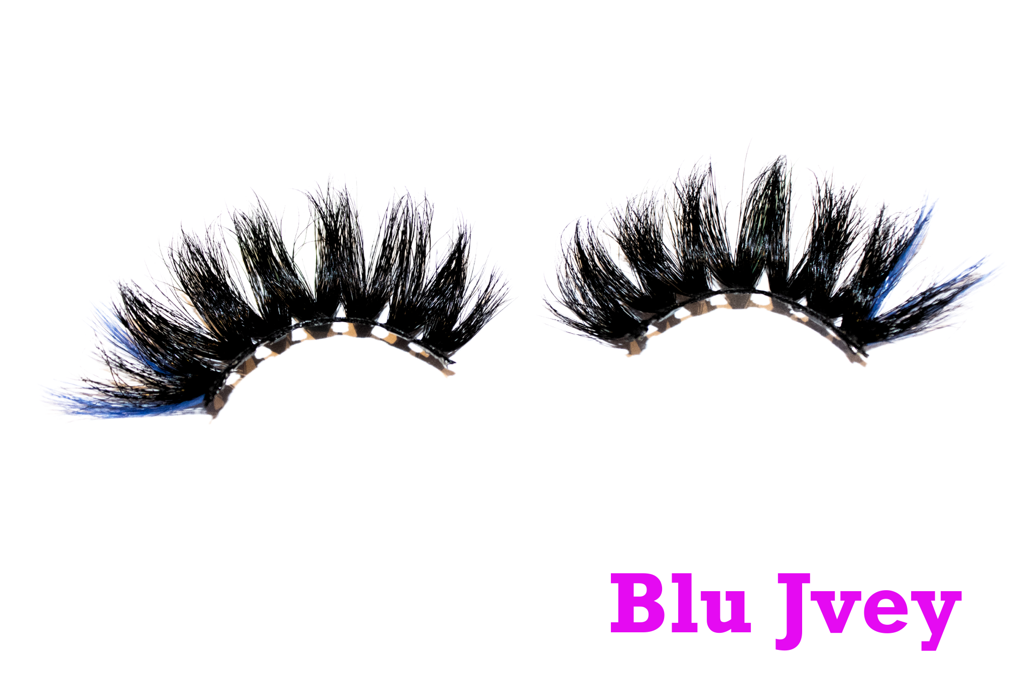Blu Ivey – 25mm Dramatic Color Mink Strip Lashes | Blink On Em