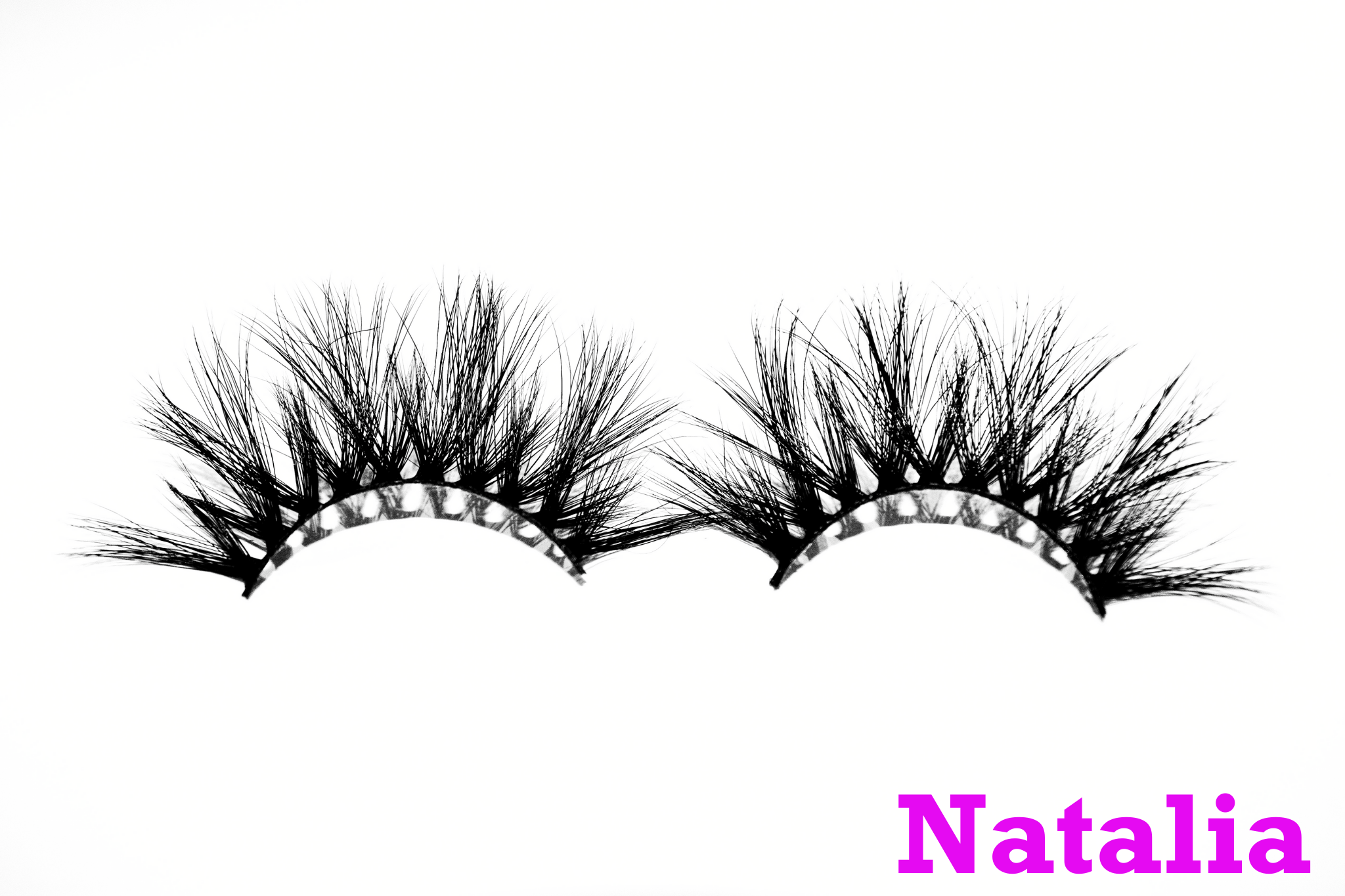 Natalia – 25mm Dramatic Bold Wispy Mink Strip Lashes | Blink On Em