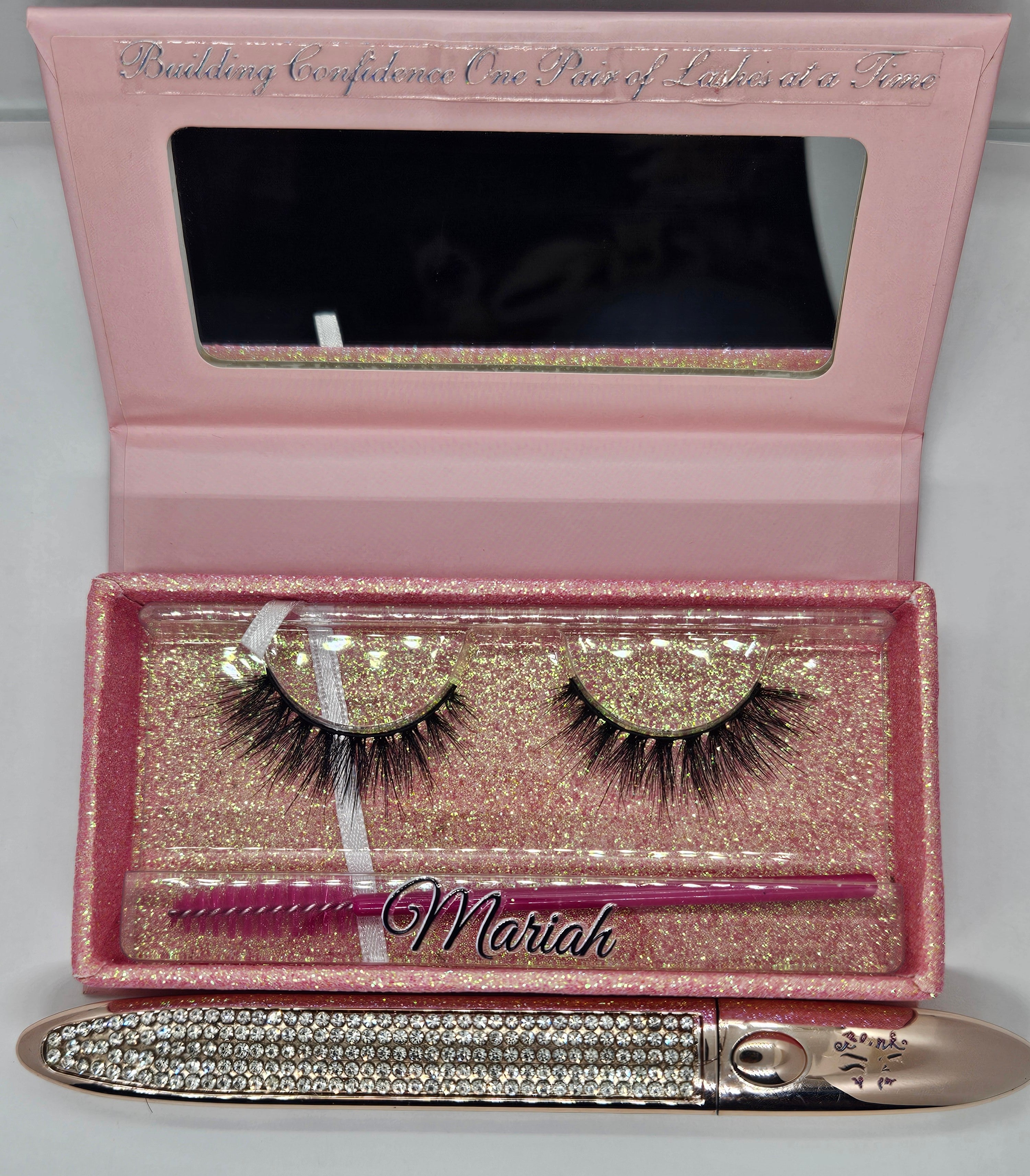 Mariah | 15mm Natural Glam Wispy Vegan Lashes