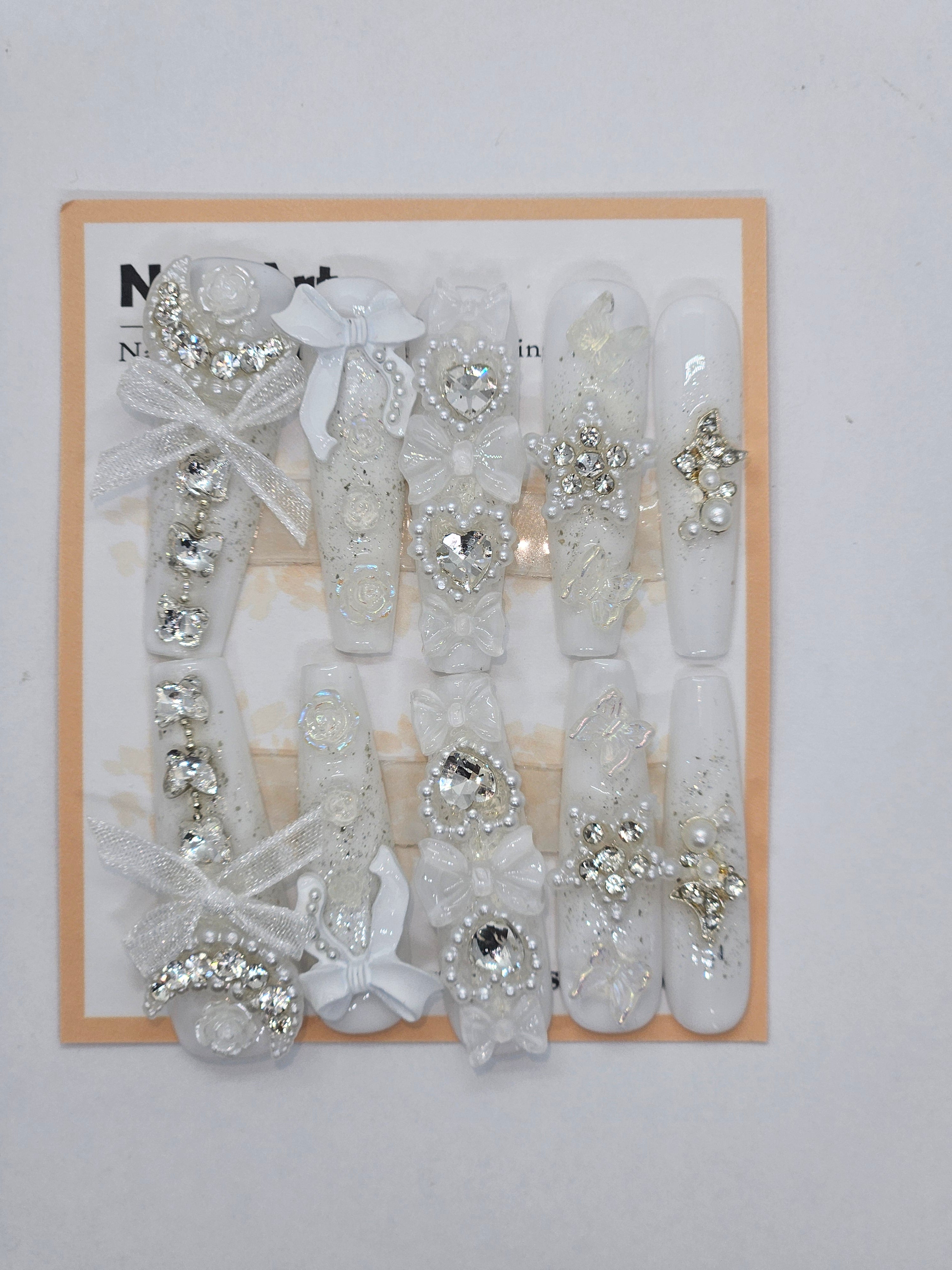 Here Comes The Bride Press-On Nails
