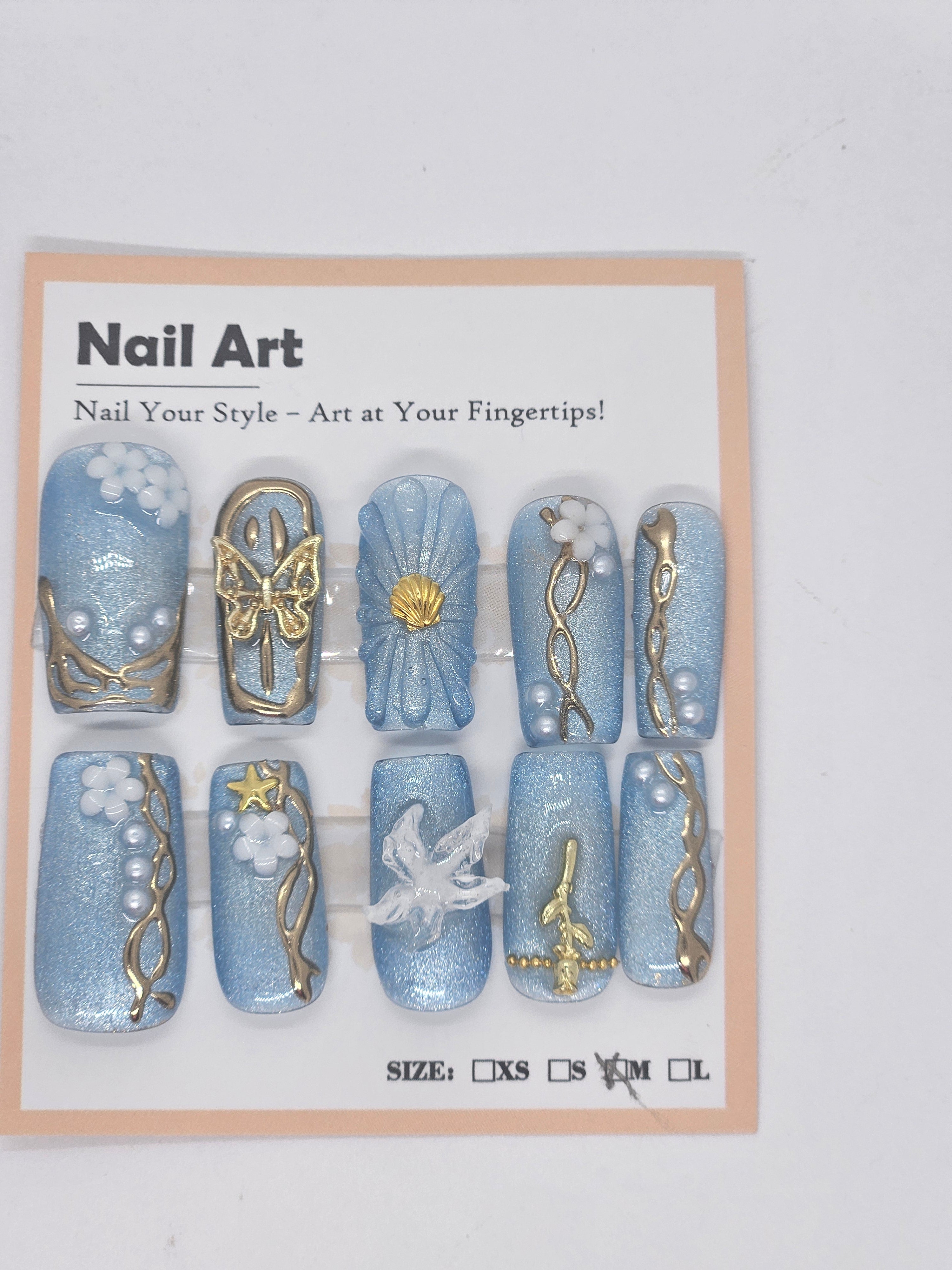 Blue Angel Luxe Press-On Nails