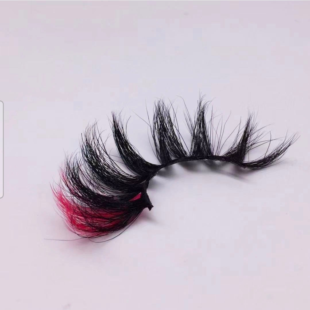 Linnea | 20mm Dramatic Fuchsia Mink Lashes