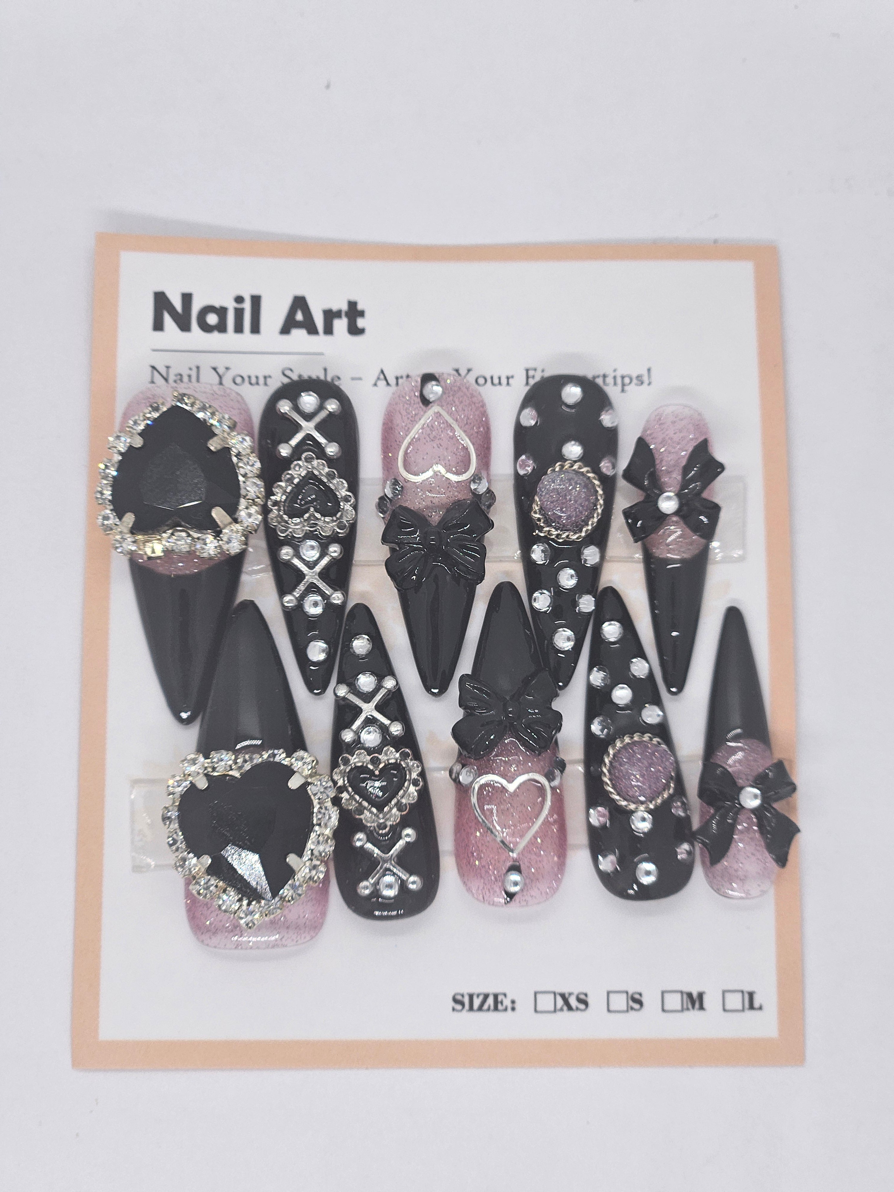 Black n' Bold Press-On Nails