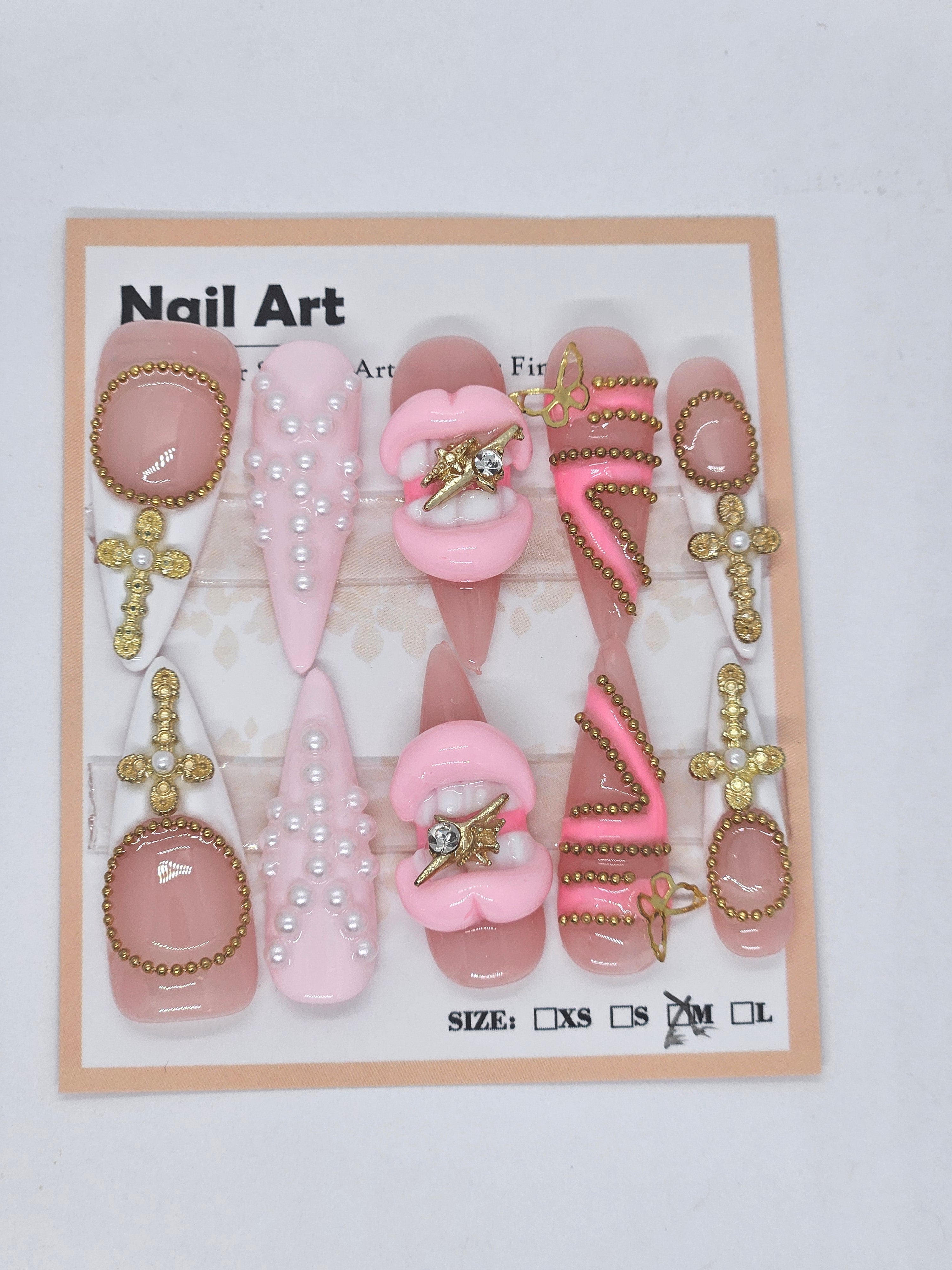 Big Mouth Baddie Press-On Nails